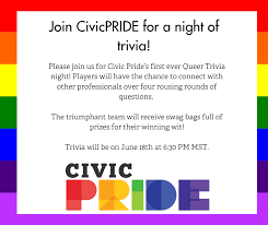 Sep 20, 2021 · a comprehensive database of lgbt quizzes online, test your knowledge with lgbt quiz questions. Civic Pride S Queer Trivia Night Elgl