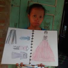 Jual bagus dress baju kostum gaun princess putri cinderella biru via. Inilah Windi Cah Bodoh Dari Pekalongan Dengan Sketsa Sekelas Desainer Top