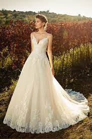 Top qualität & günstiger preis. Eddy K Brautkleid Champagner Ivory Ausgestellt Herzausschnitt Mode Bosckens