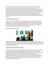 Maybe you would like to learn more about one of these? Urutan Kegiatan Dalam Merencanakan Pameran Seni Rupa