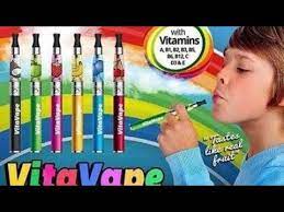 Does a picture show a real toy teaching young children how to vape? Vapes For Kids Youtube