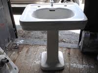 Maybe you would like to learn more about one of these? 1929 Vintage Kohler Co Vitreous China Pedestal Sinkfor Sale Pedestal Sink Vintage Pedestal Sink Sink