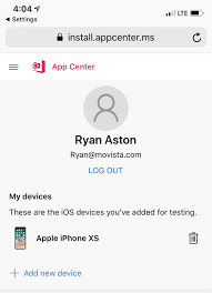 Cannot Install App Center Device Registration Profile Issue 615 Microsoft Appcenter Github