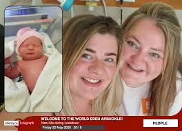 WELCOME EDEN ARBUCKLE New Life during Lockdown What better Blantyre news  could there EVER be, than the new arrival of a perfect little baby girl!  Little Eden Arbuckle arrived into the world