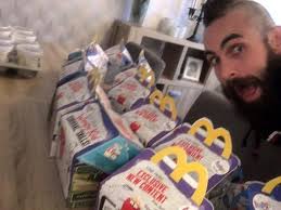 Adam Moran ate 15 Happy Meals and almost instantly regretted it