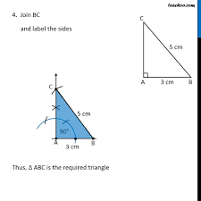 Angle c and angle 3 cannot be entered. Constructing A Right Triangle When One Side And Hypotenuse Is Given R