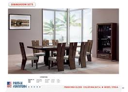 Clean lines and sturdy construction allow this table to fit seamlessly with most any interior decor or furniture style from modern to rustic, traditional to minimalist, and all things in between. Dt 60 High Gloss Walnut Rectangular Extendable 78 Inch 98 Inch Dining Table By Pantek Furniture