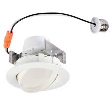For a contemporary look, explore the trims and housings from element and wac lighting. Westinghouse 4 Inch Sloped Recessed Led Downlight 10 Watt 65 Watt Equivalent Medium Base Warm Whit