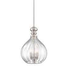 Houten 11 1 2 W Brushed Nickel 3 Light Cluster Mini Pendant 45a83 Lamps Plus Brushed Nickel Pendant Lights Mini Pendant Chrome Pendant Lighting