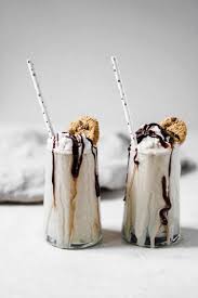 Chocolate Tahini Milkshake Mini Chocolate Chip Cookies Milkshake Chocolate Chip Cookies