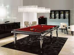 Tavolo Biliardo Realizzato A Richiesta Del Cliente Sostegni In Cristallo Di Murano Effetto Platino Lucido Game Room Luxury Home Decor Design