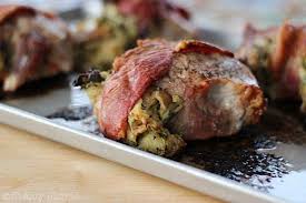 Bacon Wrapped Stuffed Pork Chops From Simplygloria Com Ingredients16 Pork Bacon Wrapped Pork Chops