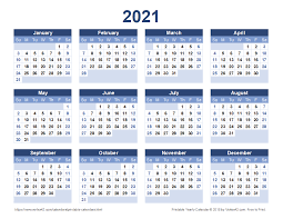 Free, easy to print pdf version of 2021 calendar in various formats. 2021 Calendar Templates And Images