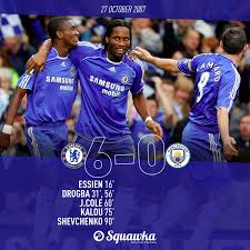 Head to head statistics and prediction, goals, past matches, actual form for champions league. Squawka Football On Twitter 27th October 2007 Chelsea 6 0 Man City 10th February 2019 Man City 6 0 Chelsea The First Fixture In The Premier League S History To Have A 6 0 Result For