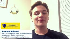 Samuel Seibert Spring 2023 Department of Physics & Astronomy Outstanding  Graduating Student, UToledo