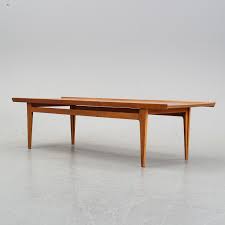This teak coffee table was designed by finn juhl and manufactured by france & daverkosen (france & søn) in denmark in the 1958s. Finn Juhl A Teak Coffee Table For France Son Mid 20th Century Bukowskis