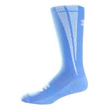 Youth Performance Socks Light Blue White Youth Large Crew Socks Under Armour Socks