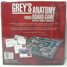 A lot of individuals admittedly had a hard t. Buy 5star Td Grey S Anatomy Trivia Board Game Online In Ukraine B00sv9dm66