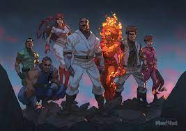 My Flagship Team In Production Meet 6 Deep Feel Free To Check Out My Facebook Group And Page For Updates And P Character Art Black Anime Characters Comic Art