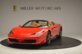 See pricing for the used 2015 ferrari 458 spider convertible 2d. Pre Owned 2015 Ferrari 458 Spider For Sale Special Pricing Mclaren Greenwich Stock 4576