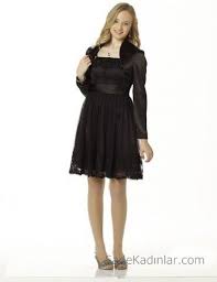 14 Yas Abiye Elbise Siyah Kisa Askili Uzun Kollu Bolerali Elbise Siyah Kisa Elbise The Dress
