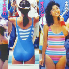 樂淘letao】日本代購代標第一品牌－◎アイドル水泳大会☆河合奈保子&松田聖子☆小森みちこ☆森尾由美☆早見優☆松本伊代  昭和80年代水着巨乳ボインポロリ【切抜1p】