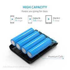 In the end, you can roughly estimated the actual battery capacity of a power bank for charging devices at about two thirds of the capacity stated at a 3.7v nominal voltage. Anker Powercore 13000