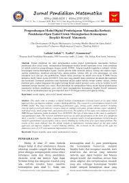 Pengumpulan ebook modul teknologi wan xi tkj 2 _____ modul yang dibutuhkan: Pdf Pengembangan Modul Digital Pembelajaran Matematika Berbasis Pendekatan Open Ended Untuk Meningkatkan Kemampuan Berpikir Kreatif Matematis