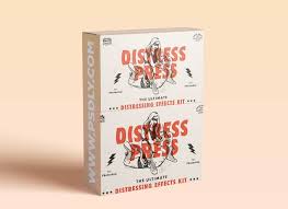 Distress press's savagely powerful roughening action and precisely focussed texture brushes allow you to quickly create bespoke distressing and texture most other distressing and letterpress kits work by combining just one repetitive filter action with blanket texture overlays that lack nuance and flexibility. Free True Grit Texture Supply Distress Press V1 3 For Photoshop Ê–
