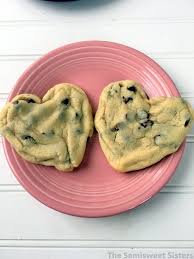 Heart Shaped Chocolate Chip Cookies Recipe Make Chocolate Chip Cookies Chocolate Chip Cookies Chocolate Chip