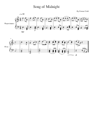 Obliviously this depends on the type of music you're listening to. Song Of Midnight Sheet Music For Piano Solo Musescore Com