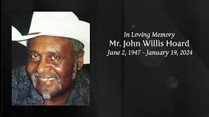 Mr. John Willis Hoard Obituary