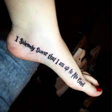 I Solemnly Swear Tattoo Google Search I Solemnly Swear Tattoo Tattoos Tattoo Care