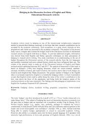 Jika anda beruntung anda akan bisa mendapatkan supplier yang mana tidak harus mengeluarkan modal sehingga ketika ada pembelian barulah anda mengeluarkan budget dan diserahkan kepada supplier tersebut. Pdf Hedging In The Discussion Sections Of English And Malay Educational Research Articles
