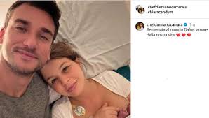 Damiano Carrara, la foto (e l'annuncio) più dolce: "Benvenuta al mondo" In  Abruzzo