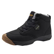 Winter Men Leisure Keep Warm Shoe Wear Resistant Round Head Non Slip Thick Bottom Snow Boot M Mens Snow Boots Winter Shoes Spring Boots