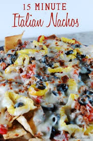 15 Minute Italian Nachos Eat At Home Italian Nachos Recipes Italian Nachos Recipe