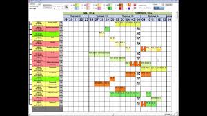 microsoft access interactive gantt chart