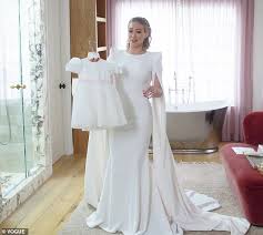 #hilary duff wedding #hilary duff #wedding #wedding dress #wedding day. Hilary Duff S Simple Jenny Packham Designed Wedding Dress Daily Mail Online