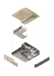 Architecture Bsc Stage 2 Exploded Axonometric Warrenpoint Urban-creative Centre Concept Architecture Diagram Architecture Interior Architecture Design