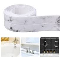 Lusofie Nastro Sigillante Autoadesivo Calafataggio Striscia in PVC  Impermeabile, Sigillante, Decorativo Per Lavello Della Cucina, Bagno,  Doccia, ...