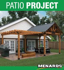 Take Your Outdoor Living Space To The Next Level With This Ozco Patio Project It Features A Sheltered Gazebo An Patio Projects Backyard Patio Designs Pergola