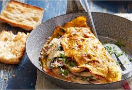 Ham Mushroom Stuffed Mushrooms Omelette Recipes