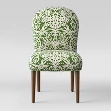 Caracara Rounded Back Dining Chair Green White Floral Opalhouse Green White Floral Round Back Dining Chairs Dining Chairs Vintage Dining Chairs