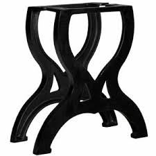 3.7 out of 5 stars. Vidaxl 2x Coffee Table Legs X Frame Cast Iron Side End Table Legs Furniture 8718475579403 Ebay