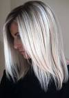 Dark Brown To Icy Blonde Ombre