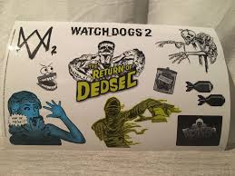 Watch Dogs 2 The Return Of Dedsec Collector S Case Watch Dogs 2 Stickers Dar En El Clavo Tropas