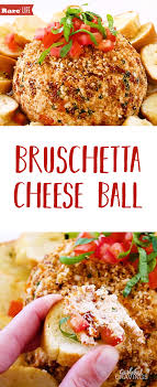Simple, delicious cheesy bruschetta & cheesy garlic bread. This Bruschetta Cheese Ball Combines Two Classic Appetizers Into One Great Party Food Classic Appetizers Appetizer Recipes Cheese Ball