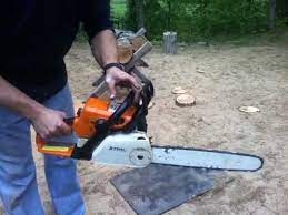 Ms 210, 18 bar, chain, bar cover. Stihl 021 Ms 210 Easy2start Chainsaw Youtube