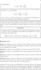 Développez vos connaissances avec plus de 500 cours régulièrement mis à jour. Ei Exercices De Probabilites Corriges Iecl